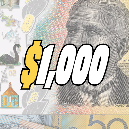 Win $1000 Tax Free Cash #37