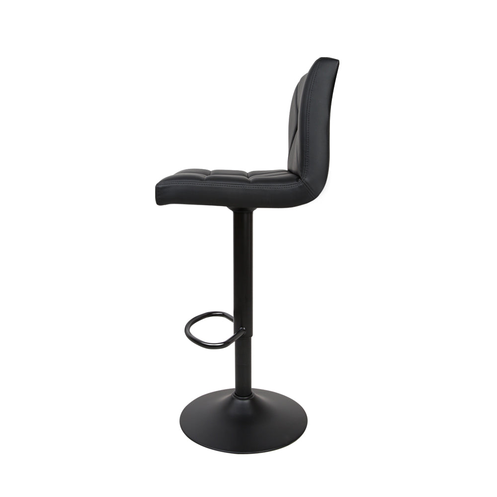 Artiss Bar Stools Kitchen Leather Barstools Swivel Gas Lift Counter Chairs x2