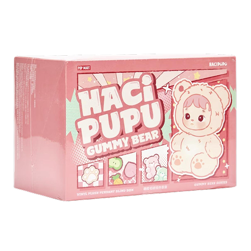 HACIPUPU Gummy Bear Series Vinyl Plush Pendant Sealed Case (6 Blind Box)