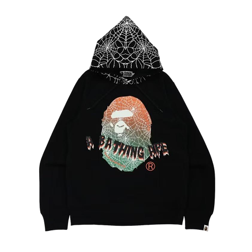 Halloween Ape Head Glow in the Dark Pullover Hoodie